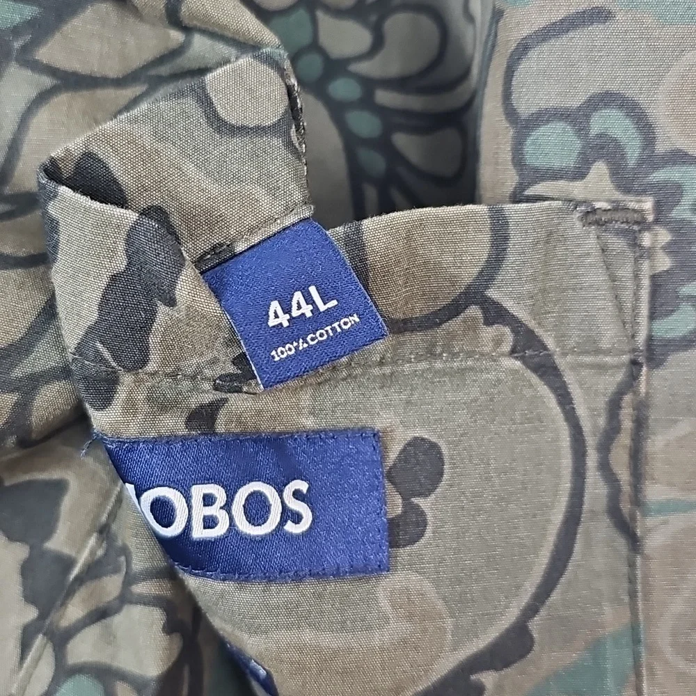 Bonobos Jetsetter Unconstructed Blazer 44L Slim Fit Green Blue Paisley Jacket